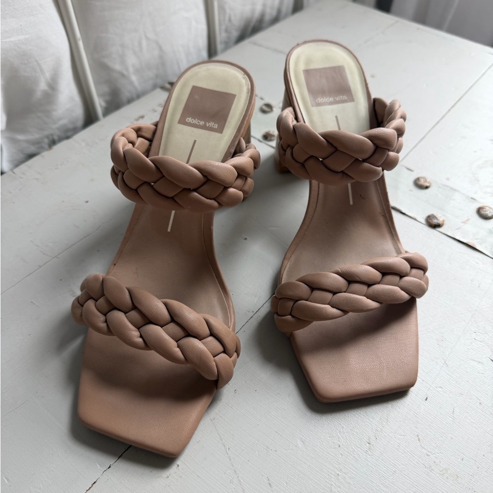 Dolce Vita Women's Braided Sandals in Tan